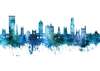 Yale Connecticut Skyline