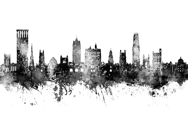 Yale Connecticut Skyline