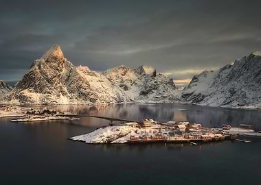 Sakrisoy in Lofoten in the