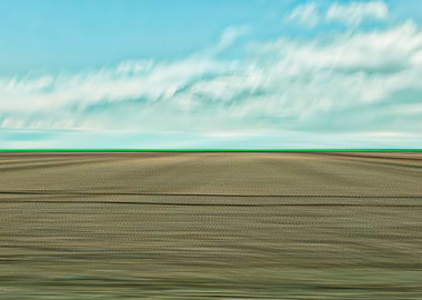 abstract cultivated field