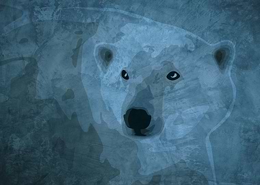 Alaska Bear in Snow Storm