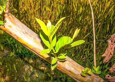 Green leaves of Guava