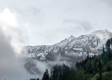 Sunrise in the Swiss Alps