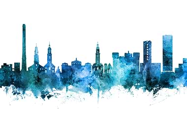 Erlangen Germany Skyline