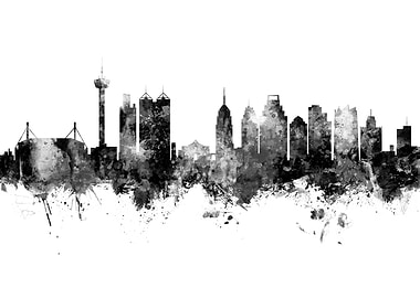 San Antonio Texas Skyline