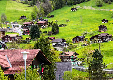 Village in Lauterbrunnen
