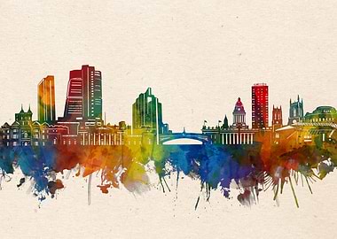 leeds watercolor