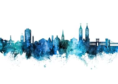 Kassel Germany Skyline