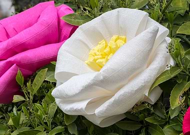 handmade papier flower