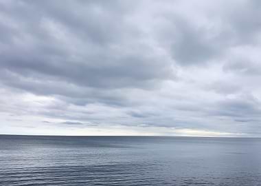 Overcast Lake Ontario