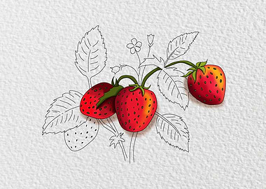 Red strawberries
