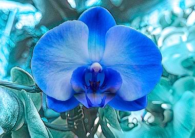 scenic blue orchid