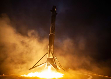 SpaceX Booster Landing