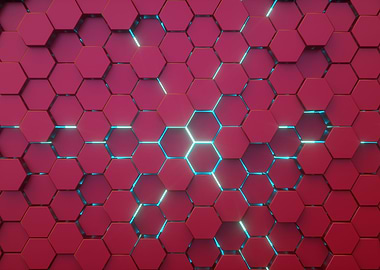 Hexagon background