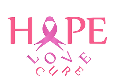Pink ribbon with HOPE