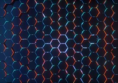 Hexagon background