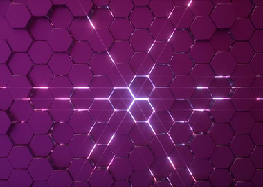 Hexagon background