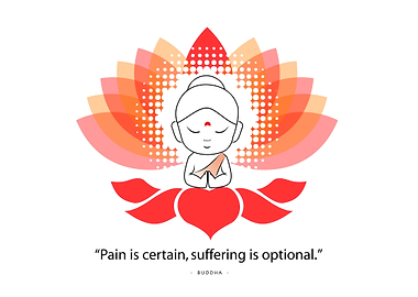 Buddha saying Namaste