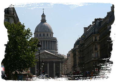 Poster presenting Paris