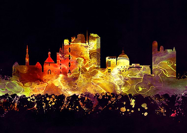 Copenhagen Denmark skyline