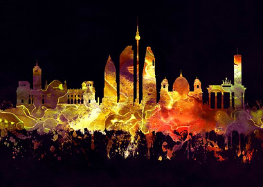 Berlin Germany skyline