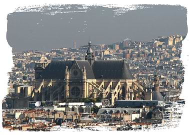 Poster presenting Paris