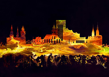 Hamburg Germany skyline