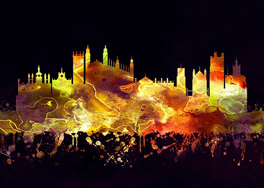 Cambridge England skyline