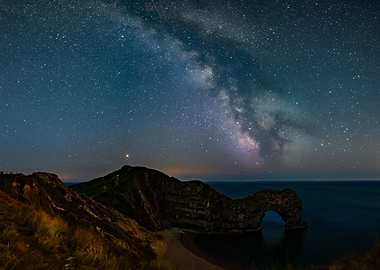 Durdle Door Milky Way