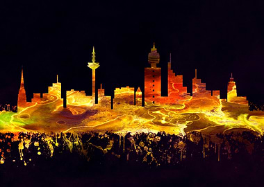 Frankfurt Germany skyline