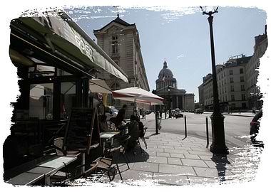 Poster presenting Paris