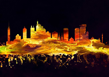 Jakarta Indonesia skyline