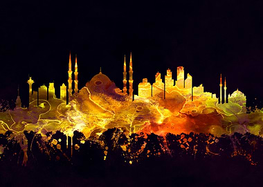 Istanbul Turkey skyline