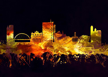 Glasgow Scotland skyline