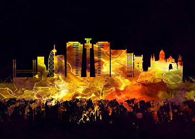 Lisbon Portugal skyline