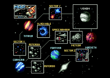 Starfox Map