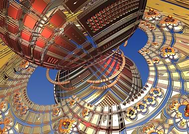 Balancing Act In Red