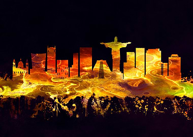 Rio de Janeiro skyline