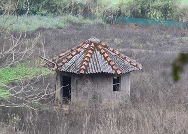 A small hut in the nature