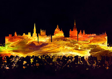 Oxford England skyline