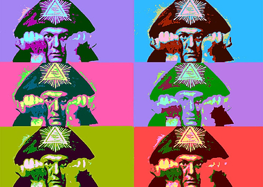 Aleister Crowley Pop Art