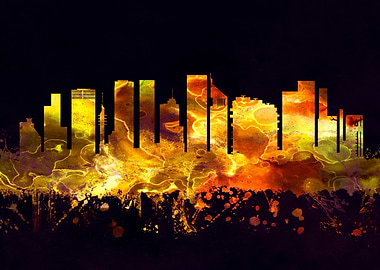 Tel Aviv Israel skyline