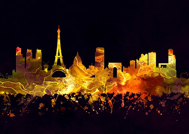 Paris France skyline