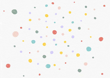 Colorful dot confetti