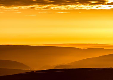 Sunrise Over The Hills