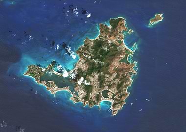 Saint Martin Satellite Map