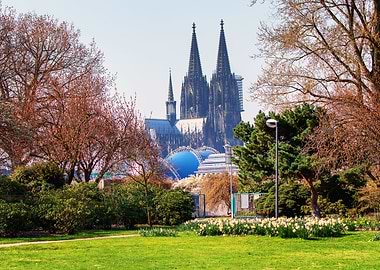 Kolner Dom Rheinpark Koln