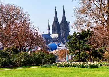 Kolner Dom Rheinpark Koln
