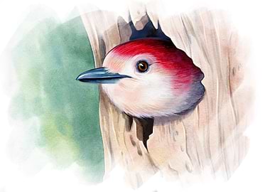 Great spotted woodpecker