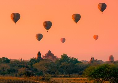 Balloons Over Bagan
